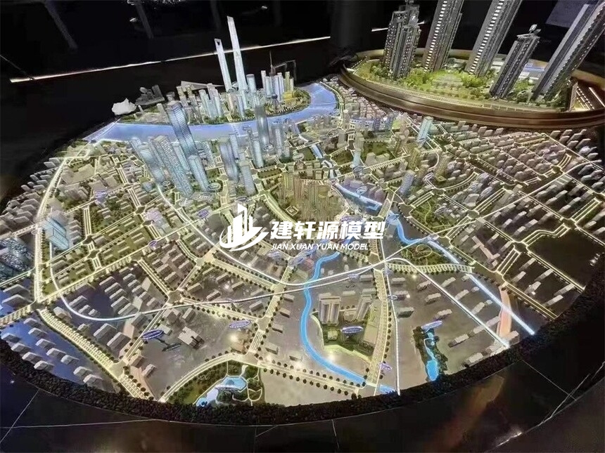 白水规划模型制作