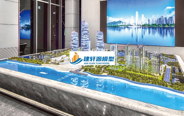 白水富春-金茂星外滩模型