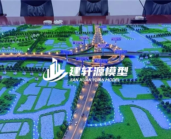 白水高速公路沙盘定制